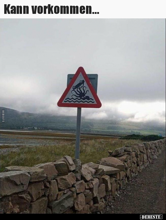 Kann vorkommen...