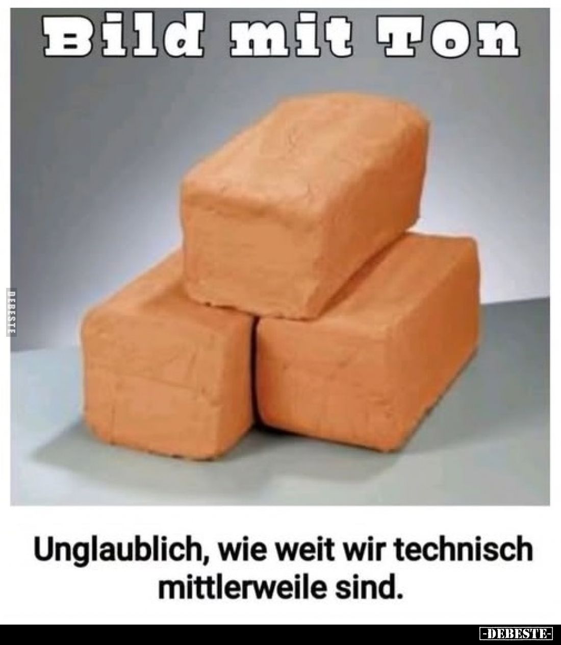Bild mit Ton.
Unglaublich, wie weit wir technisch mittlerweile sind.