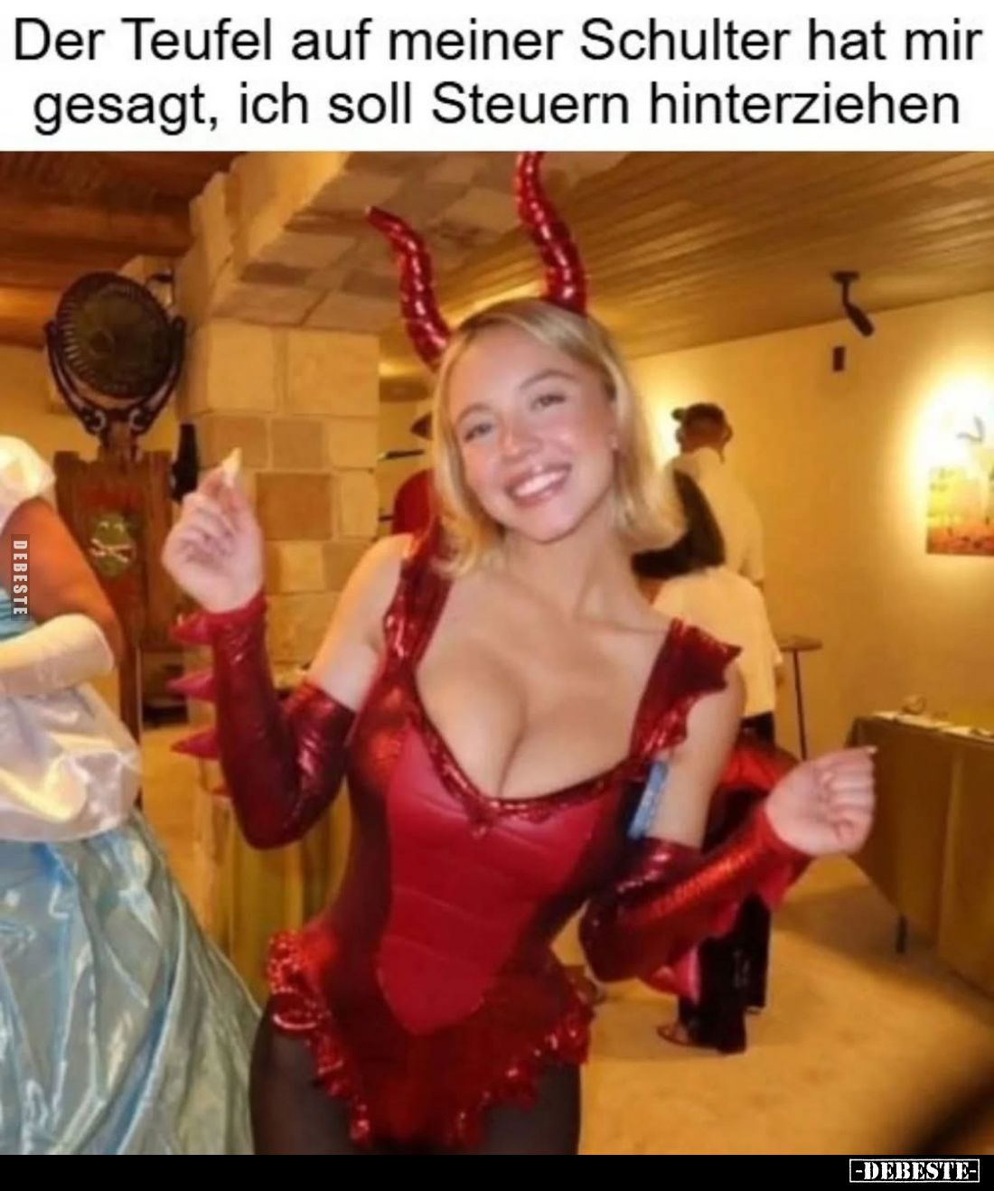 Der Teufel auf meiner Schulter hat mir gesagt, ich soll Steuern hinterziehen