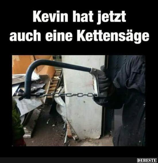 Kevin hat jetzt auch eine Kettensäge.. - Lustige Bilder | DEBESTE.de