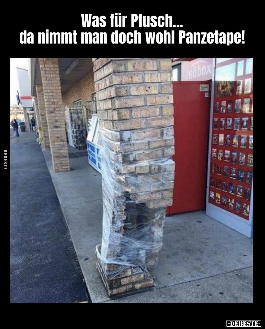 Was für Pfusch... da nimmt man doch wohl Panzetape!