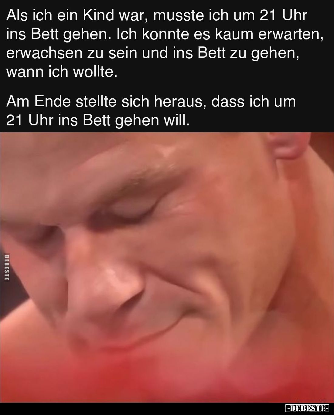 Als ich ein Kind war, musste ich um 21 Uhr ins Bett gehen. Ich konnte es kaum erwarten, erwachsen zu sein und ins Bett zu geh...