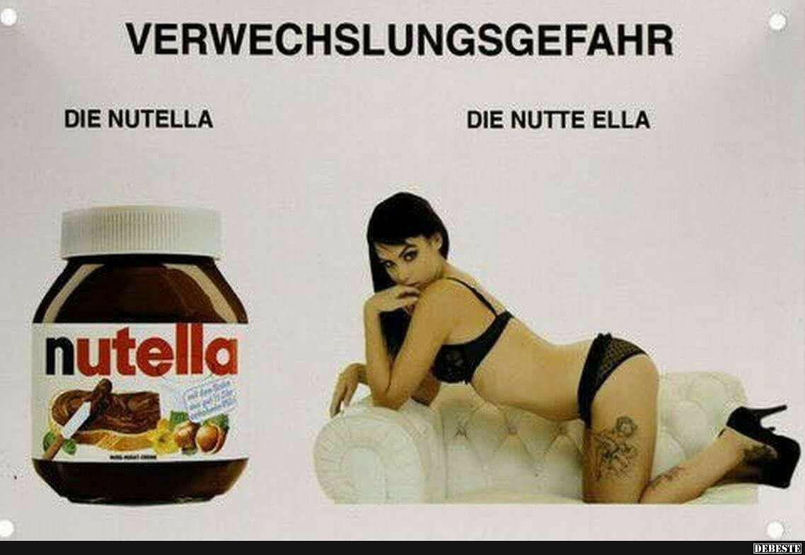 Die Nutella / Die nutte Ella.. - Lustige Bilder | DEBESTE.de