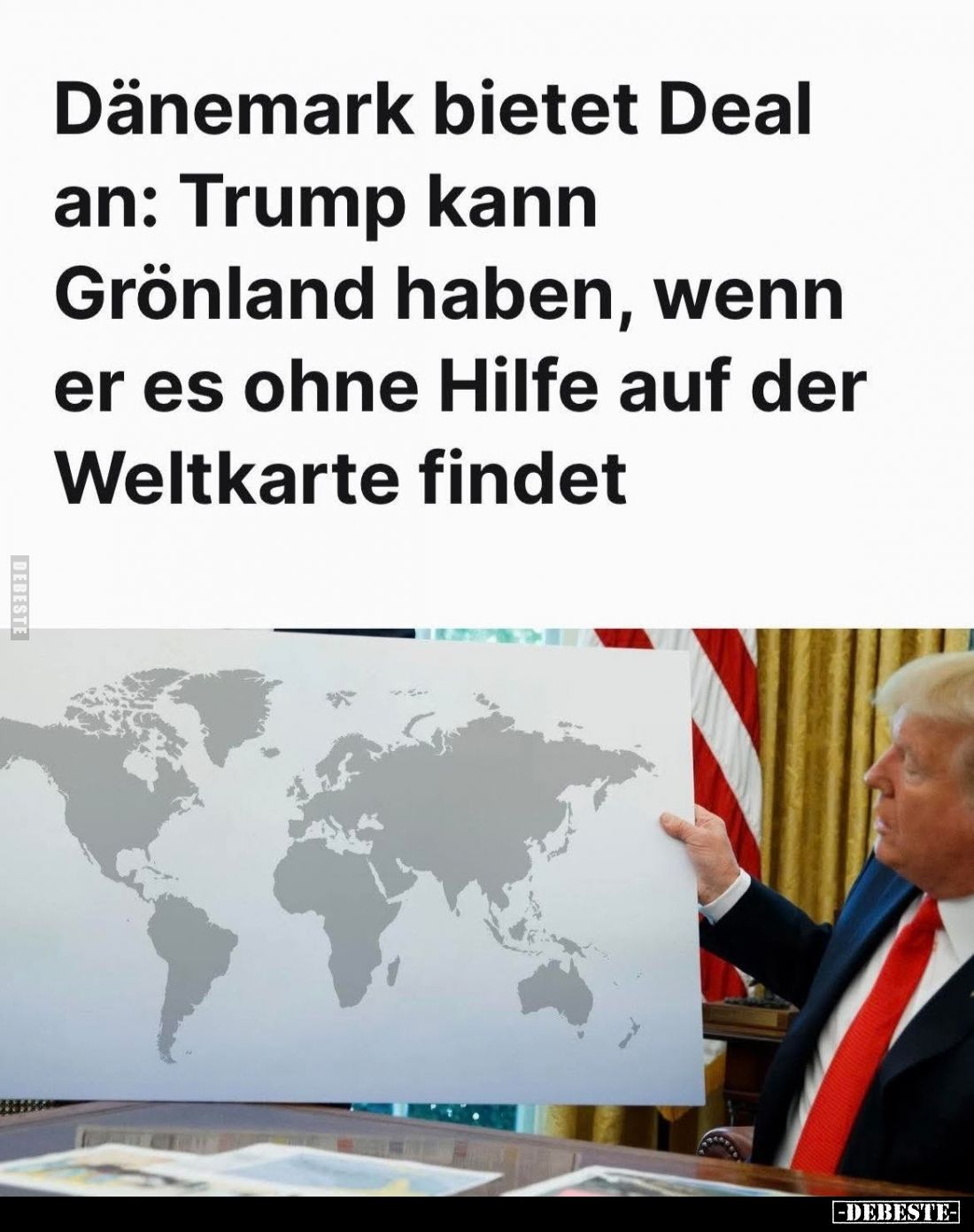 Dänemark bietet Deal an: Trump kann Grönland haben... - Lustige Bilder | DEBESTE.de