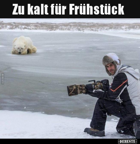Zu kalt für Frühstück..