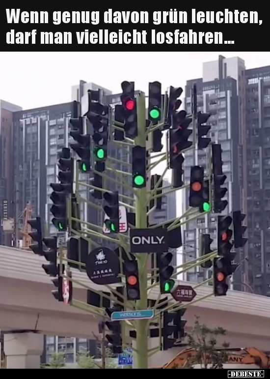 Wenn genug davon grün leuchten, darf man vielleicht..