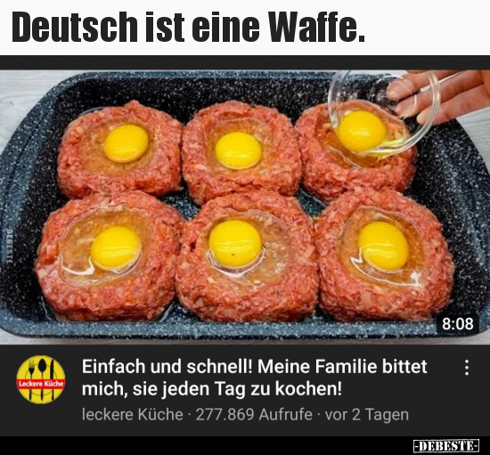 Deutsch ist eine Waffe...