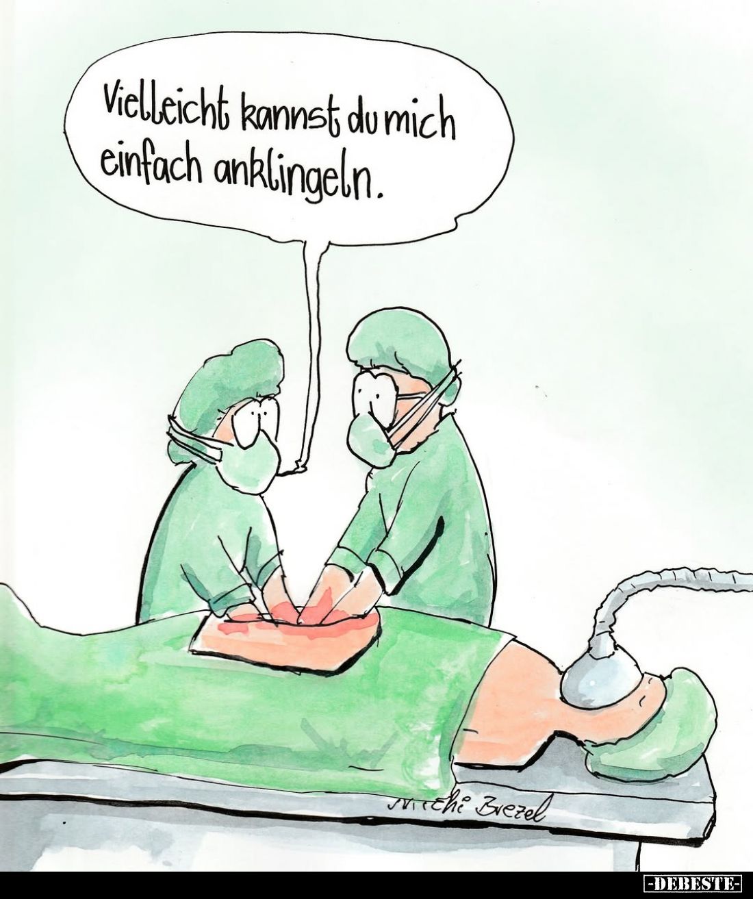 Vielleicht kannst du mich einfach anklingeln.