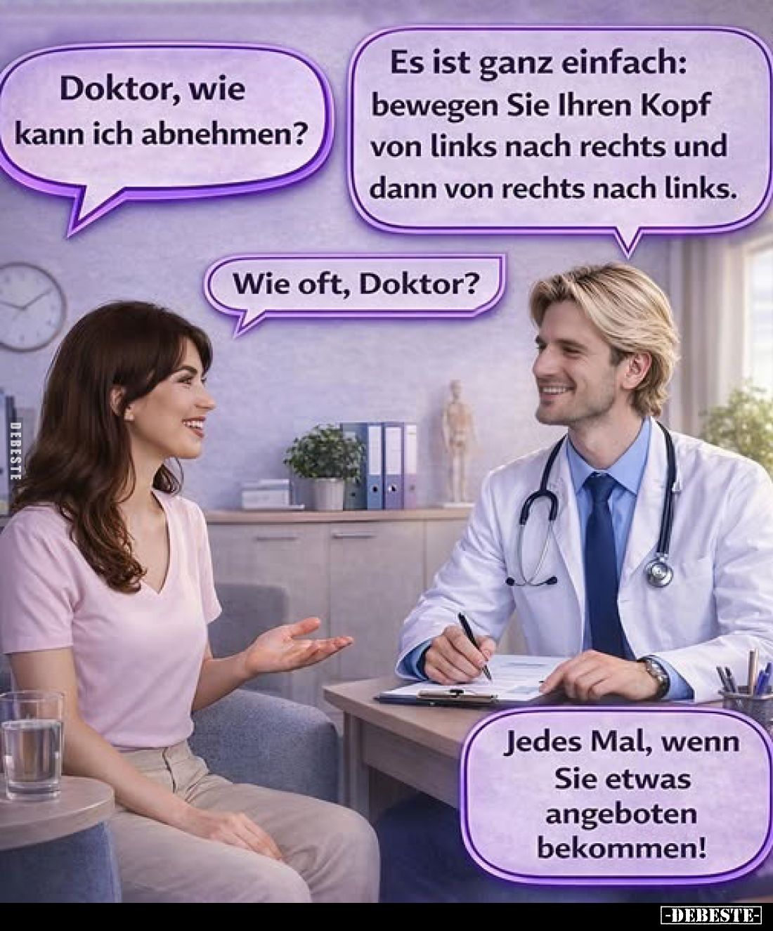 Doktor, wie kann ich abnehmen?.. - Lustige Bilder | DEBESTE.de