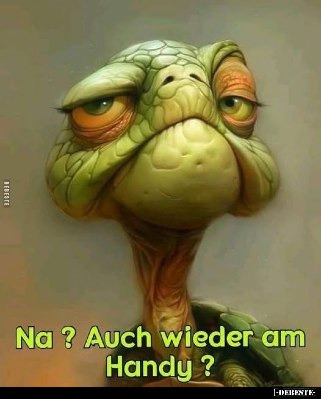 Na? Auch wieder am Handy?