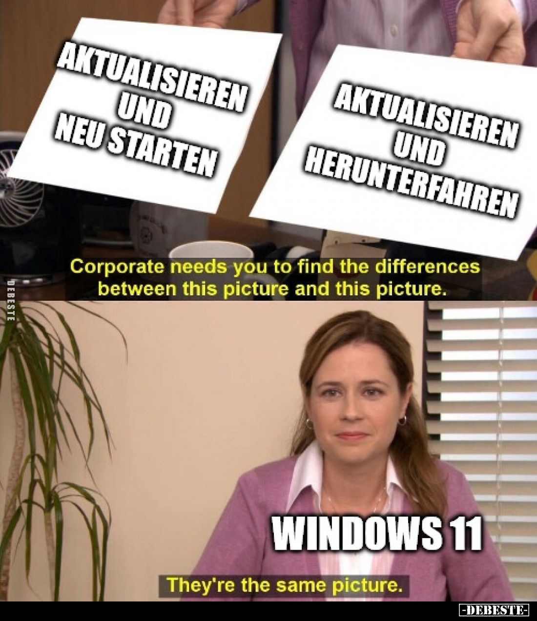 Aktualisieren und neu starten