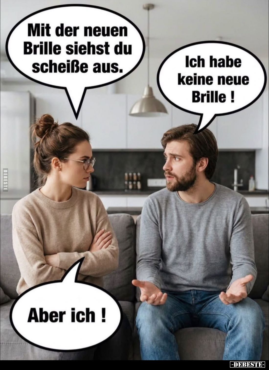 Mit der neuen Brille siehst du schei*ße aus... - Lustige Bilder | DEBESTE.de