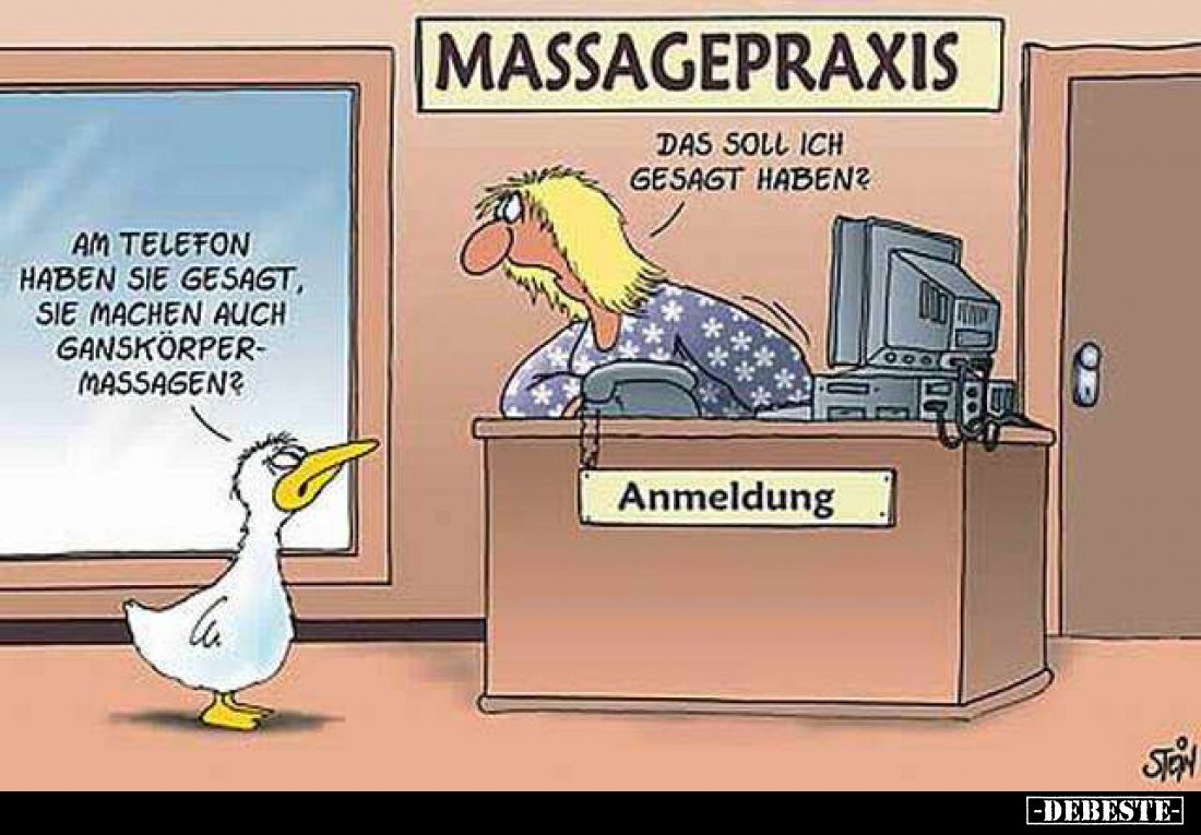 Massagepraxis - Am Telefon haben Sie gesagt, Sie machen.. - Lustige Bilder | DEBESTE.de