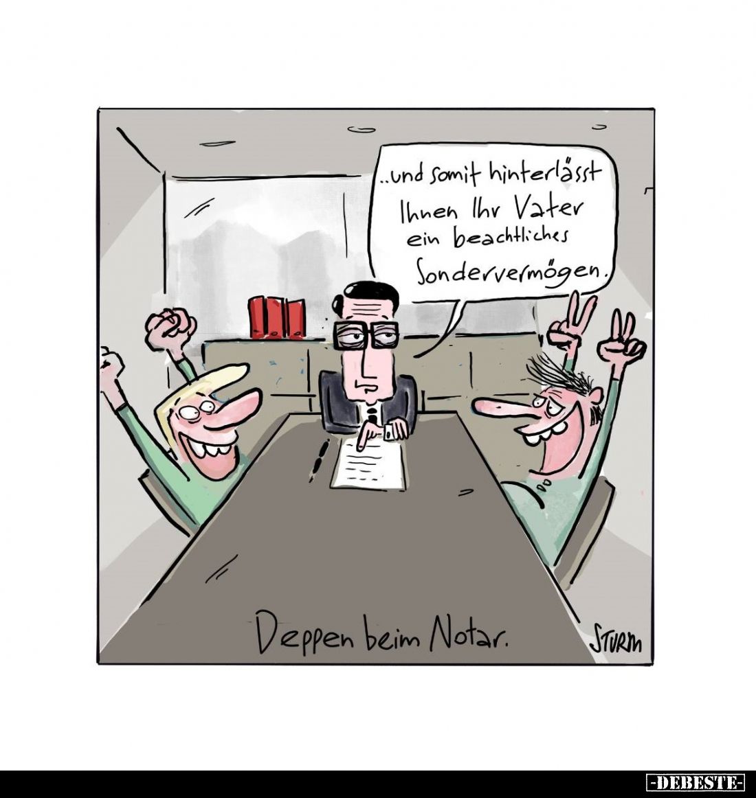 Deppen beim Notar... - Lustige Bilder | DEBESTE.de
