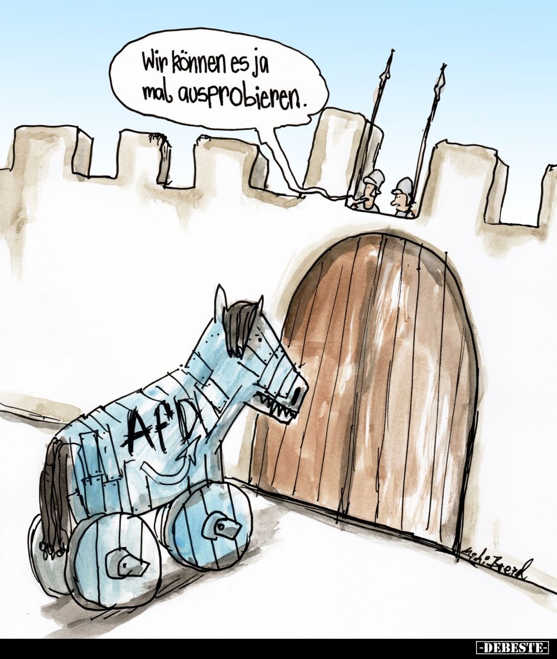 Wir können es ja mal ausprobieren.