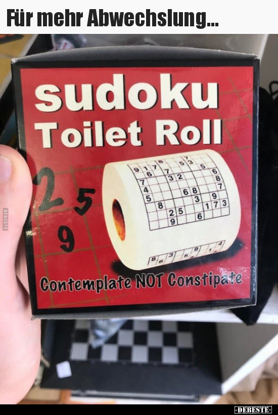 Für mehr Abwechslung...