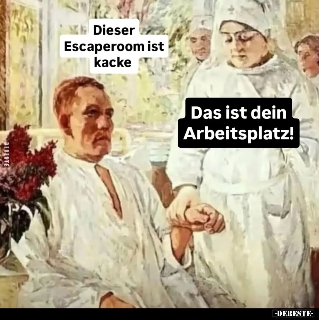 Dieser Escaperoom ist kacke
-
Das ist dein Arbeitsplatz!