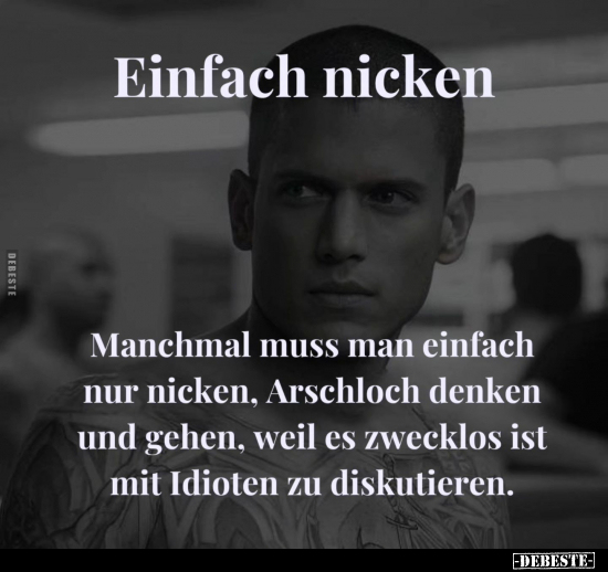 Einfach nicken.. - Lustige Bilder | DEBESTE.de