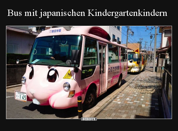 Bus mit japanischen Kindergartenkindern.. - Lustige Bilder | DEBESTE.de
