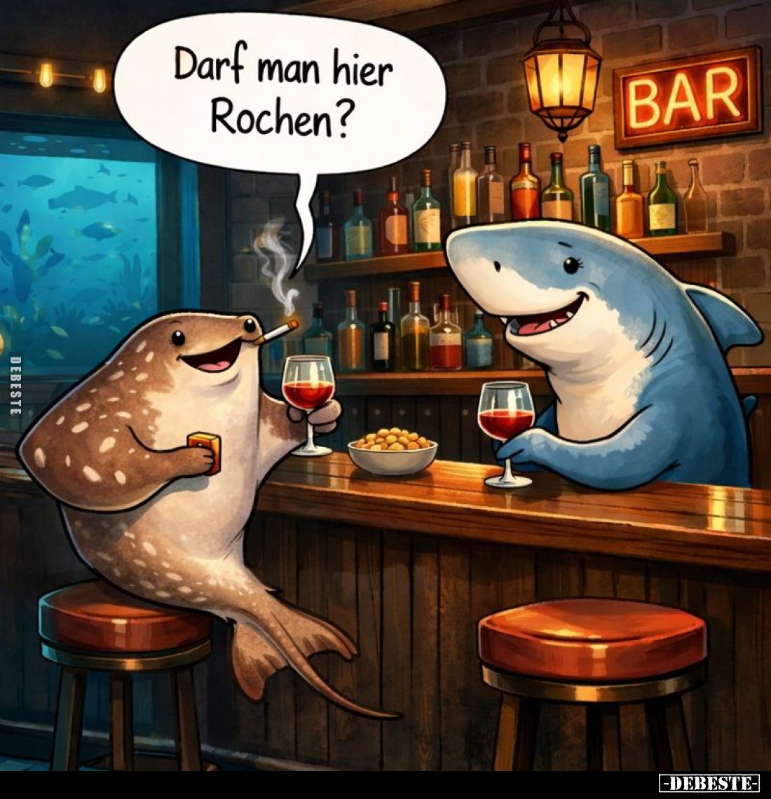 Darf man hier Rochen?