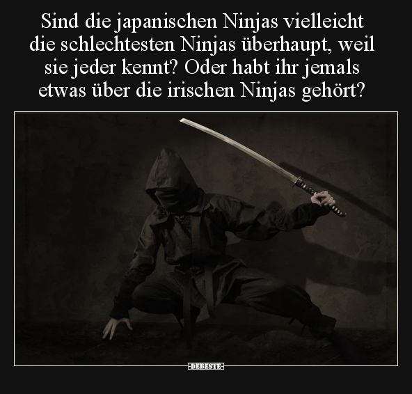 Sind die japanischen Ninjas vielleicht.. - Lustige Bilder | DEBESTE.de