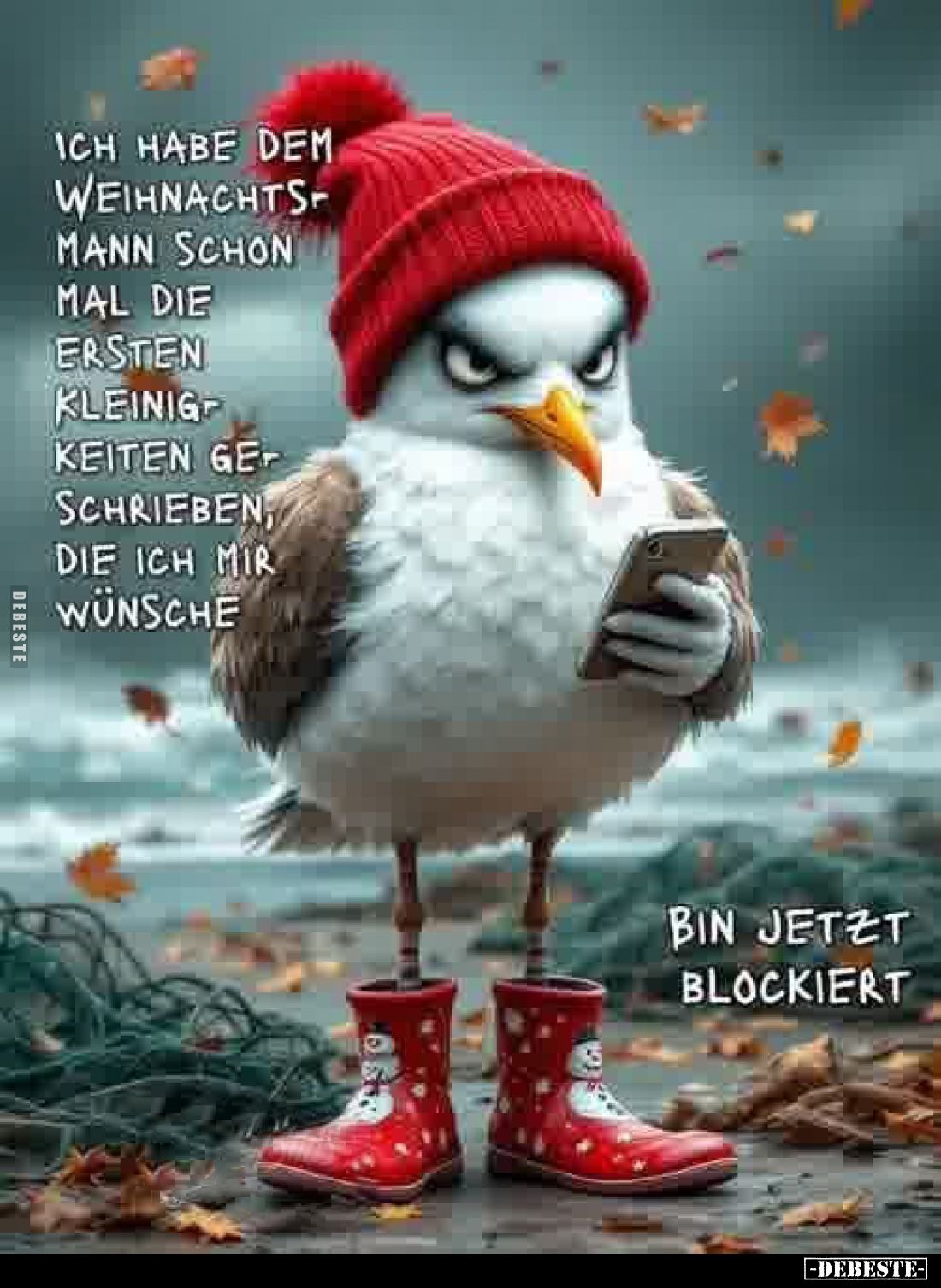 Ich habe dem Weihnachtsmann schon mal die ersten Kleinigkeiten geschrieben, die ich mir wünsche. Bin jetzt blockiert.