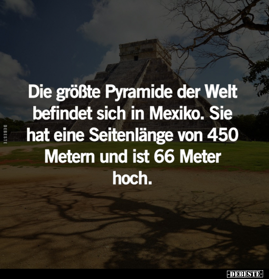 Pyramide, Der Welt, Mexiko