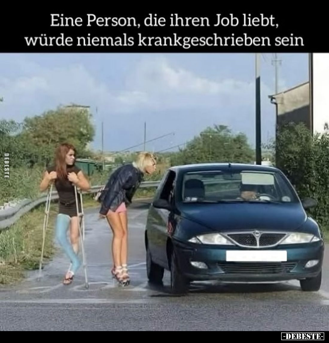 Eine Person, die ihren Job liebt, würde niemals krankgeschrieben sein.
