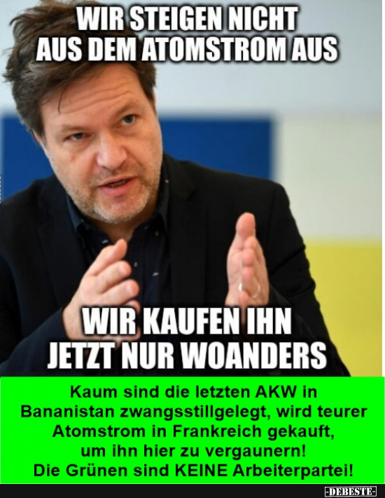 Die Grünen sind KEINE Arbeiterpartei - Lustige Bilder | DEBESTE.de